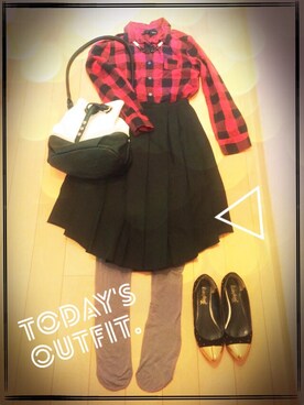 ケイティさん（レディース・157cm）の秋コーディネート