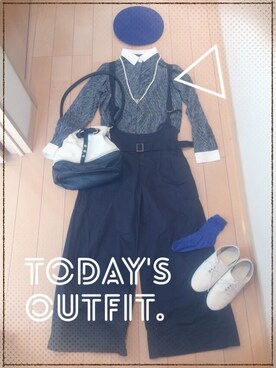 ケイティさん（レディース・157cm）の秋コーディネート