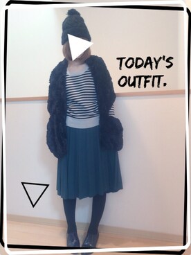 ケイティさん（レディース・157cm）の秋コーディネート