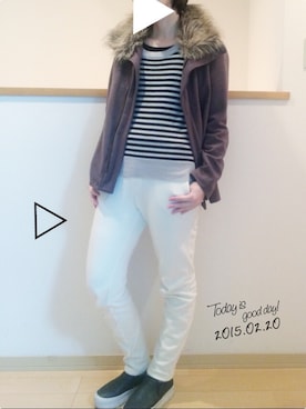 ケイティさん（レディース・157cm）の冬コーディネート