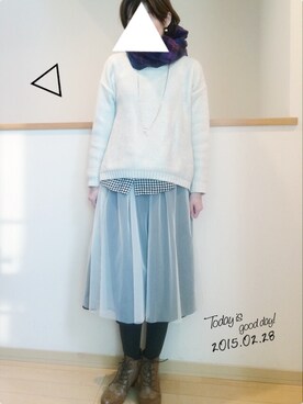 ケイティさん（レディース・157cm）の冬コーディネート