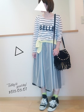 ケイティさん（レディース・157cm）の春コーディネート