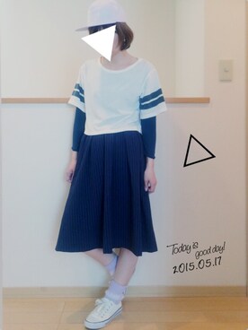 ケイティさん（レディース・157cm）の春コーディネート