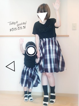 「タータンチェック」｜ケイティさん（レディース・157cm）の春コーディネート