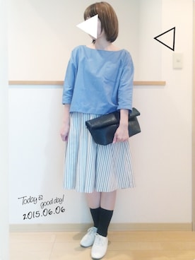 ケイティさん（レディース・157cm）の夏コーディネート