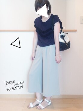 ケイティさん（レディース・157cm）の夏コーディネート