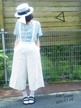 ケイティさん（レディース・157cm）の夏コーディネート