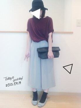 ケイティさん（レディース・157cm）の秋コーディネート