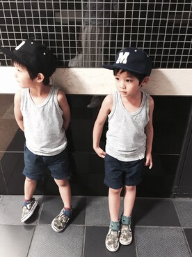 moss315さん（キッズ・110cm）の夏コーディネート