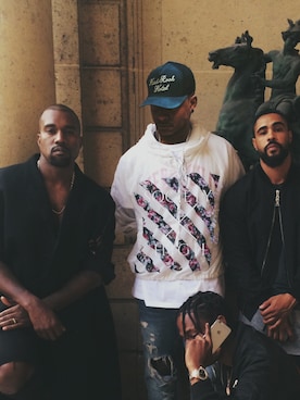 「KanyeWest」｜whoisfrankpierceさん（メンズ・180cm）の夏コーディネート