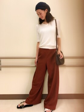 えりなさん（レディース・170cm）の秋コーディネート