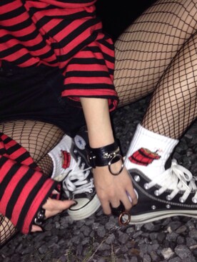 「BUBBLES（バブルス）のアイテム（リング）」を使った、 🍥あ や か 🍥さん（レディース・158cm）の秋コーディネート