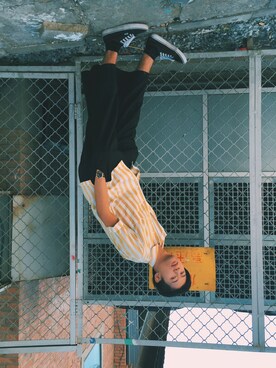 Clif SzeToさん(メンズ・175cm)の春コーディネート