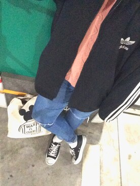 ジャージを使った オルチャンファッション のレディース人気ファッションコーディネート ユーザー その他ユーザー Wear