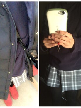 「PLST（プラステ）のアイテム（ダウンジャケット/コート）」を使った、yukinobdさん（レディース・154cm）の冬コーディネート