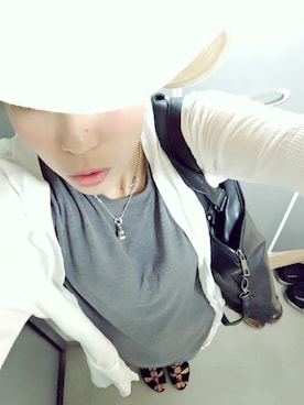 「EMODA（エモダ）のアイテム（トートバッグ）」を使った、yukinobdさん（レディース・154cm）の秋コーディネート