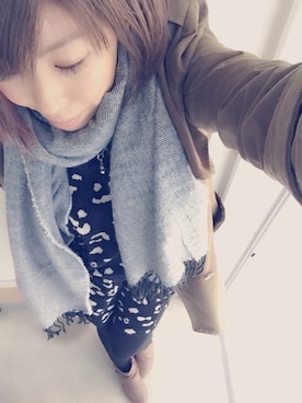 「JOHNNY MOKE（ジョニーモーク）のアイテム」を使った、yukinobdさん（レディース・154cm）の秋コーディネート