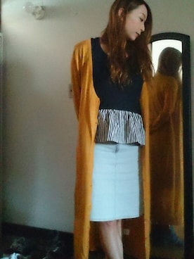 「miel（ミエル）のアイテム」を使った、omochiさん（レディース・154cm）の秋コーディネート