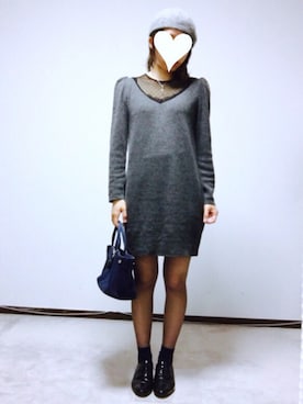 「UNITY（ユニティ）のアイテム」を使った、Rieさん（レディース・158cm）の秋コーディネート