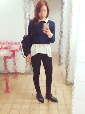 Rieさん（レディース・158cm）の秋コーディネート