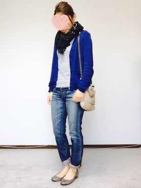 「アイテム（ピアス（両耳用））」を使った、Rieさん（レディース・158cm・30代）の冬コーディネート