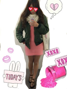 KITTEN ☪﻿さん（レディース・153cm）の冬コーディネート