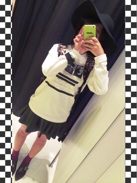 「越谷レイクタウン」｜「アイテム（帽子）」を使った、中村さん（レディース・150cm）の秋コーディネート