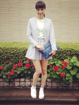 蒼葉えるさん（レディース・165cm）の春コーディネート