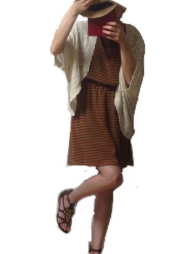 「ASICS（アシックス）のアイテム（帽子）」を使った、ケイティさん（レディース・158cm）の夏コーディネート