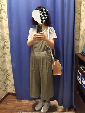 「ショッピング」｜「アイテム（サロペット/オーバーオール）」を使った、いとをかしさん（レディース・162cm）の夏コーディネート