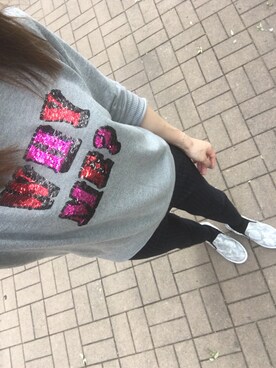 「rous（ラス）のアイテム（トップス）」を使った、みかりんさん（レディース・165cm）の秋コーディネート