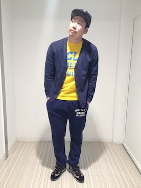 「AVIREX（アヴィレックス）のアイテム（キャップ）」を使った、Mr.tsuchiyaさん（メンズ・178cm）の春コーディネート