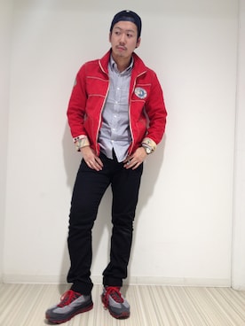 「マリン」｜「アイテム（ミリタリージャケット）」を使った、Mr.tsuchiyaさん（メンズ・178cm）の春コーディネート