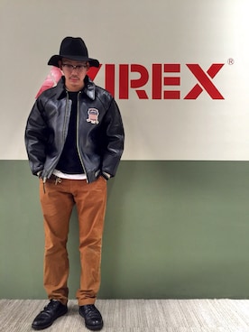 「ららぽーと」｜「アイテム（スタジャン）」を使った、Mr.tsuchiyaさん（メンズ・178cm）の冬コーディネート