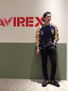 「NEWERA」｜「アイテム（ブルゾン）」を使った、Mr.tsuchiyaさん（メンズ・178cm）の夏コーディネート