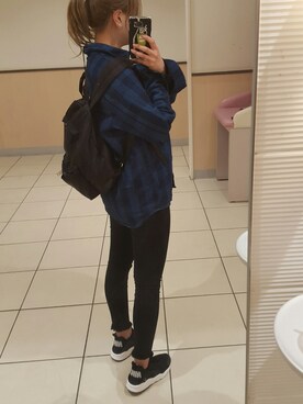 「air huarache」｜💙mayubee💙さん（レディース・159cm）の秋コーディネート