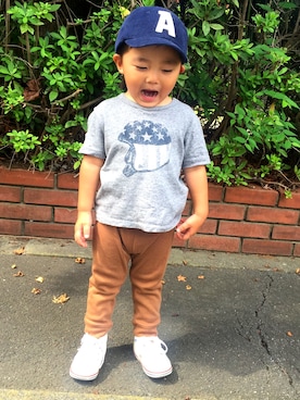 「babyGAP（babyGAP）のアイテム」を使った、KAYAmamさん（キッズ・80cm）の秋コーディネート