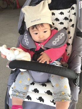 「もうすぐ1歳」｜Yu.Re.nさん（キッズ・80cm）の秋コーディネート