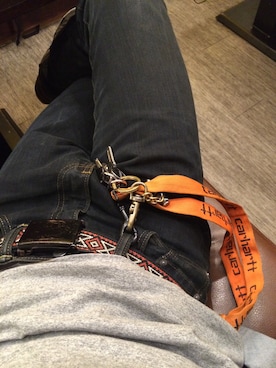 「Carhartt（カーハート）のアイテム（財布/小物）」を使った、GuoDingJiangさん（メンズ・168cm）の夏コーディネート