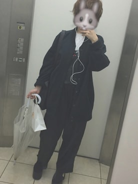 「WC（ダブル シー）のアイテム（オールインワン・サロペット）」を使った、aさん（レディース・158cm）の春コーディネート