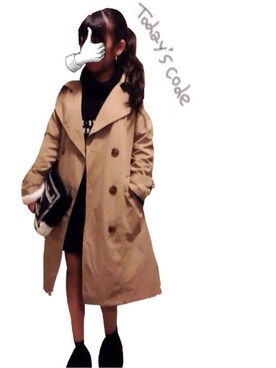 「GILFY（ギルフィー）のアイテム」を使った、yum☺︎さん（レディース・151cm）の秋コーディネート