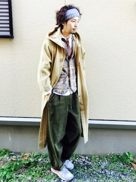 「GLOBAL WORK（グローバルワーク）のアイテム（フォーマルスーツ/小物）」を使った、Yu-Jie*さん（メンズ・171cm）の冬コーディネート