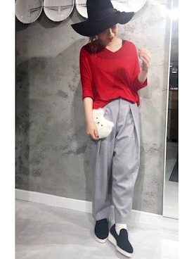 「hat」｜natsuさん（レディース・153cm）の冬コーディネート