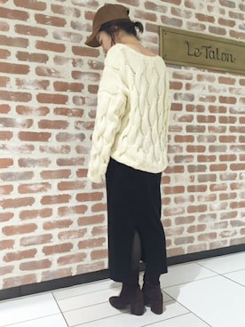 natsuさん（レディース・153cm）の冬コーディネート