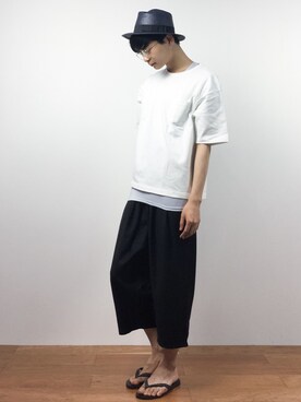 「koe（コエ）のアイテム（帽子）」を使った、Yさん（メンズ・184cm）の春コーディネート