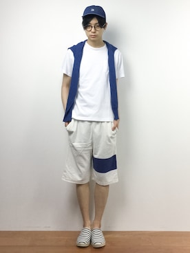 「SHIPS Days（シップスデイズ）のアイテム」を使った、Yさん（メンズ・184cm）の夏コーディネート