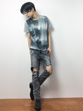 Yさん(メンズ・184cm)の夏コーディネート