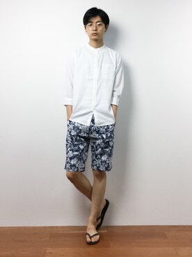 「Burner（バーナー）のアイテム（パンツ）」を使った、Yさん（メンズ・184cm）の夏コーディネート