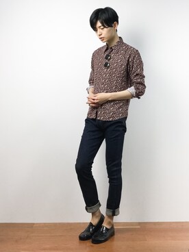 「ADPOSION（アドポーション）のアイテム（トップス）」を使った、Yさん（メンズ・184cm）の夏コーディネート