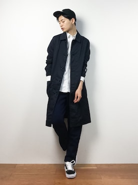 「CABANE de ZUCCa（カバンドズッカ）のアイテム（その他アウター）」を使った、Yさん（メンズ・184cm）の夏コーディネート